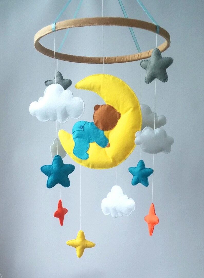 Boy Nursery Mobile Baby Crib Mobile Baby Mobile Crib Mobile Etsy