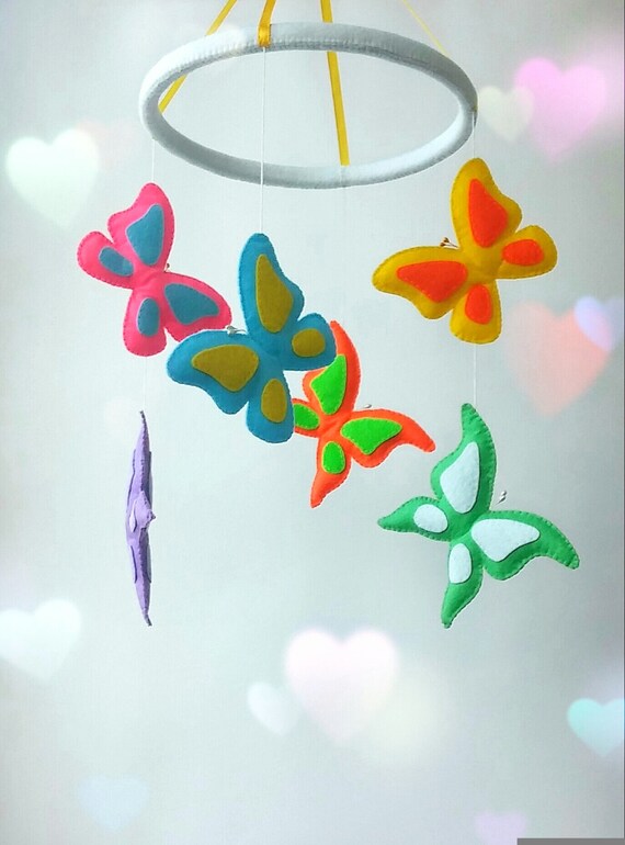 butterfly crib mobile