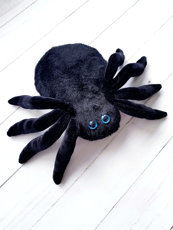 Halloween Cute Black Spider Toy Cute Black Spider Toy Stuffed Animals Soft Spider Plush Spider Cute Little Tarantula Halloween Gift Etsy UK
