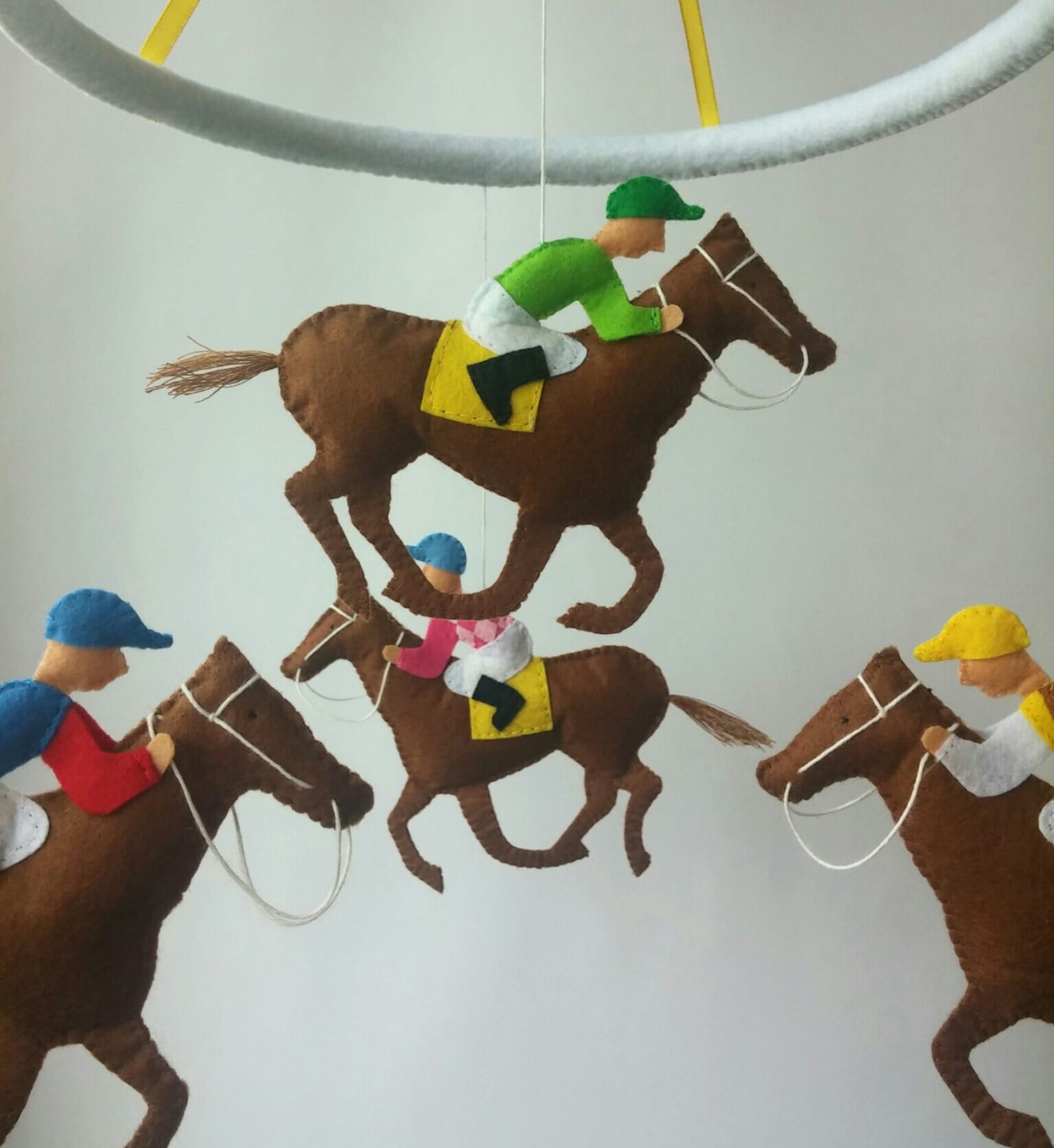 Horse Baby crib mobile nursery boy decor baby crib mobile felt Etsy
