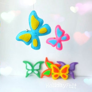 butterfly ornament, valentine ornaments, butterfly decor, felt butterfly, butterfly decoration, butterfly magnet, butterfly brooch