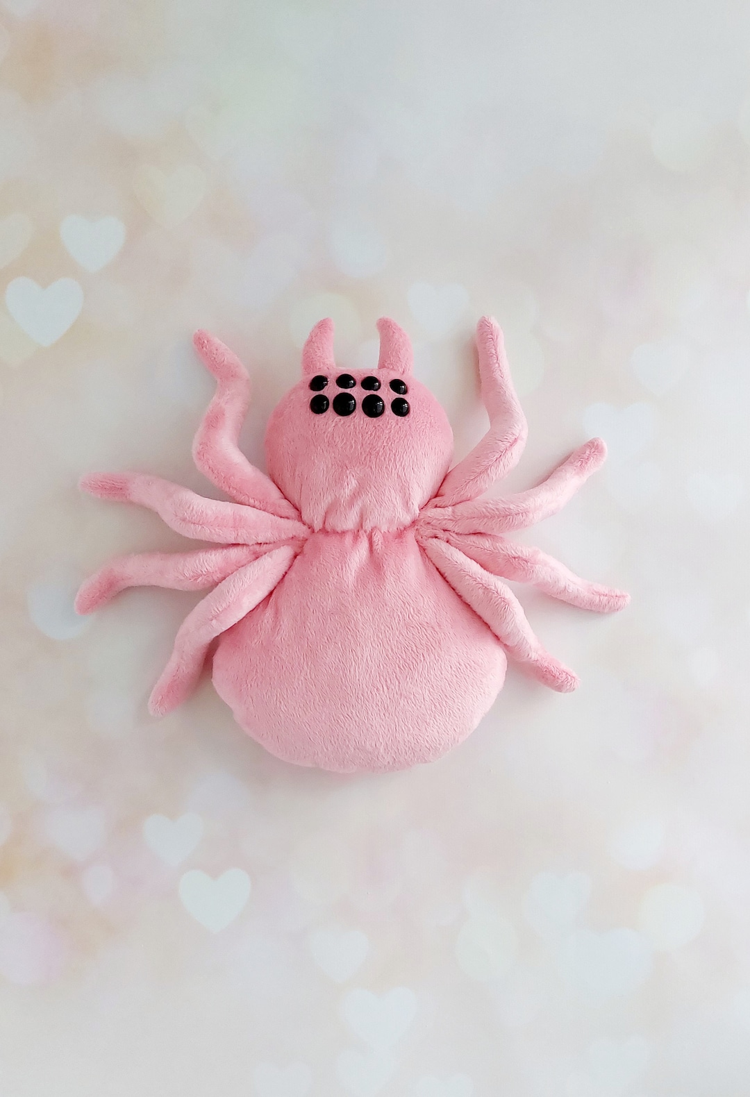 Peluche Araignée Mignonne | 25cm Peluche Araignée D'halloween | Peluche  Araignée Rose | Adorable Oreiller En Peluche Araignée À Câliner | Jouet En