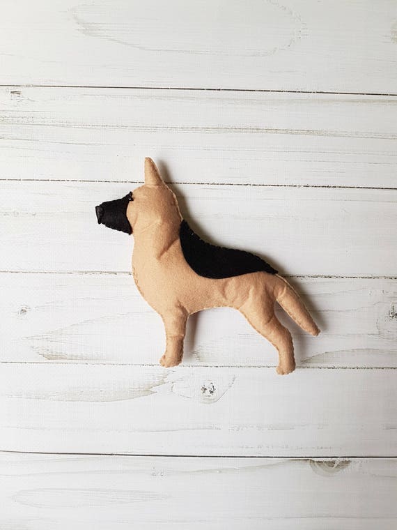 black german shepherd plush toy