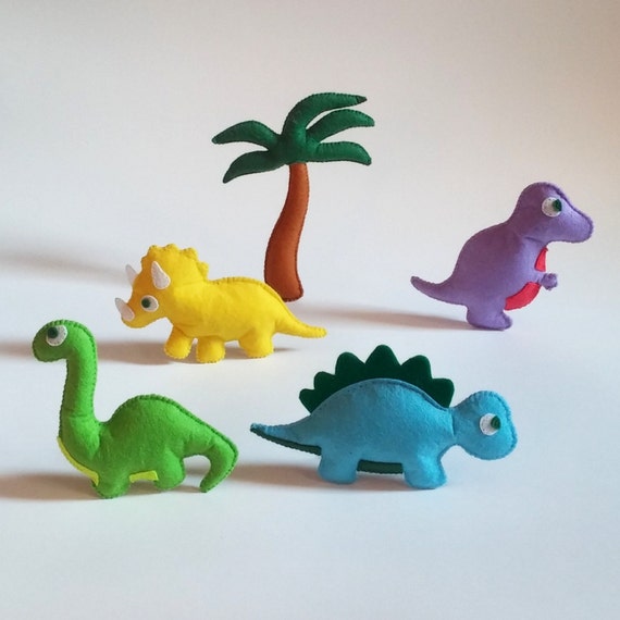 felt dinosaur jurassic park toy baby ornament dinosaur magnets dinosaur ornament stuffed plush dinosaur soft dinosaur dinosaur party