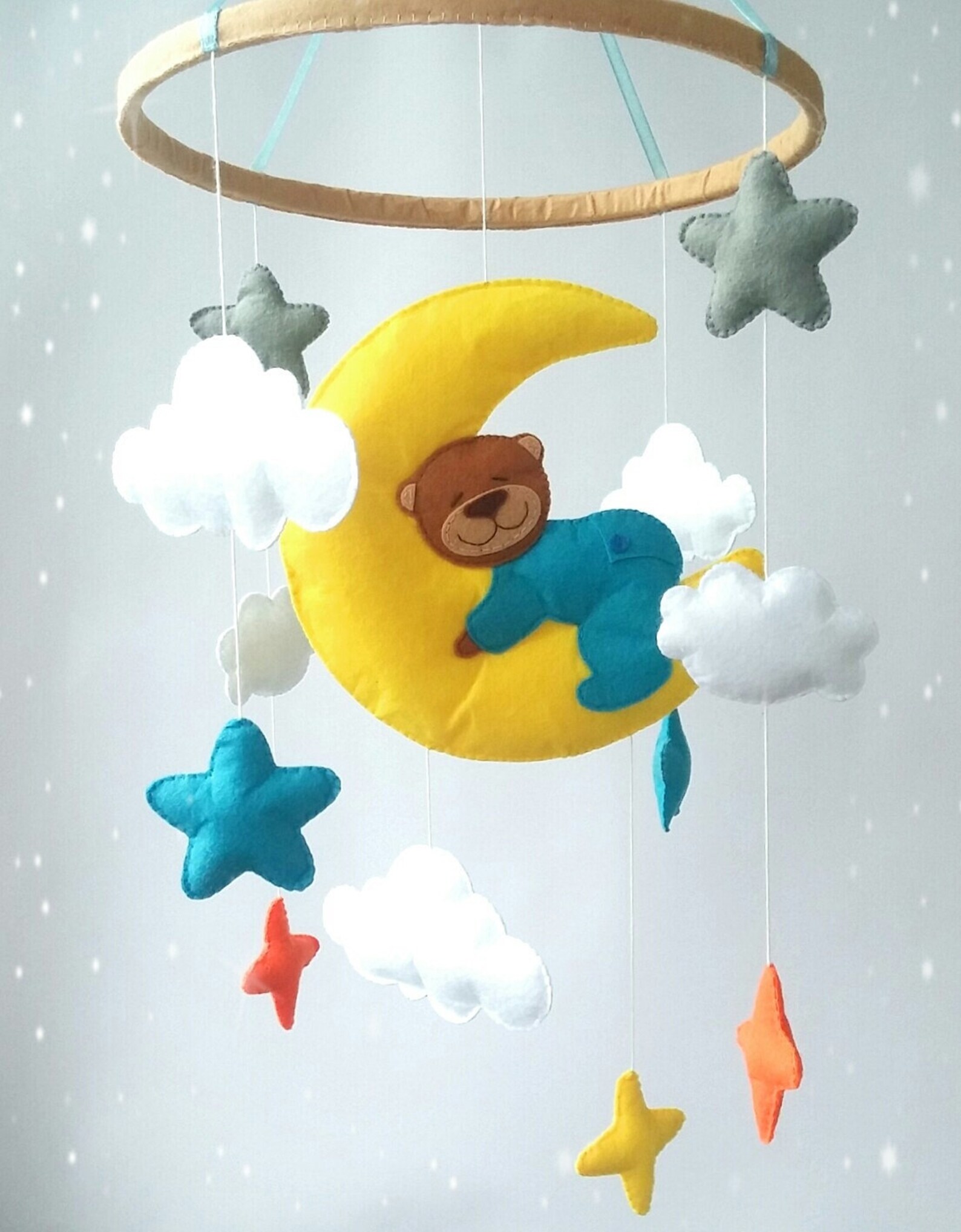 Boy Nursery Mobile Baby Crib Mobile Baby Mobile Crib Mobile Etsy