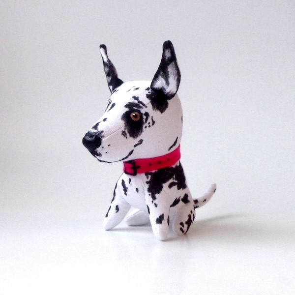 Stuffed Great Dane Harlequin 5 inch plush dog soft dog miniature dog stuffed animals dog toy plush toy collection toy interior dog