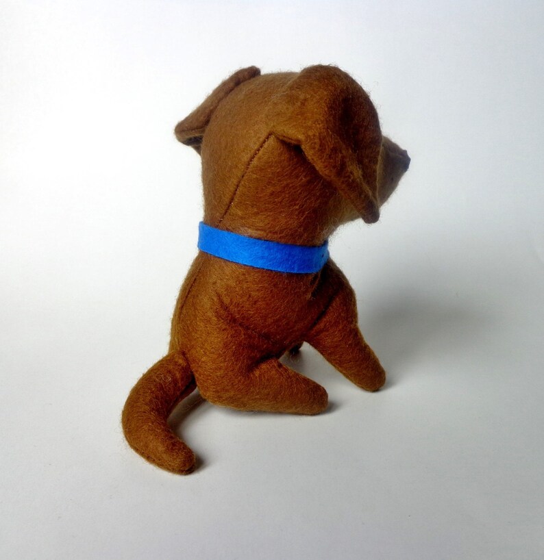 Felt Chocolate Labrador Retriever Felt Toy Dog Plush Dog Lab | Etsy