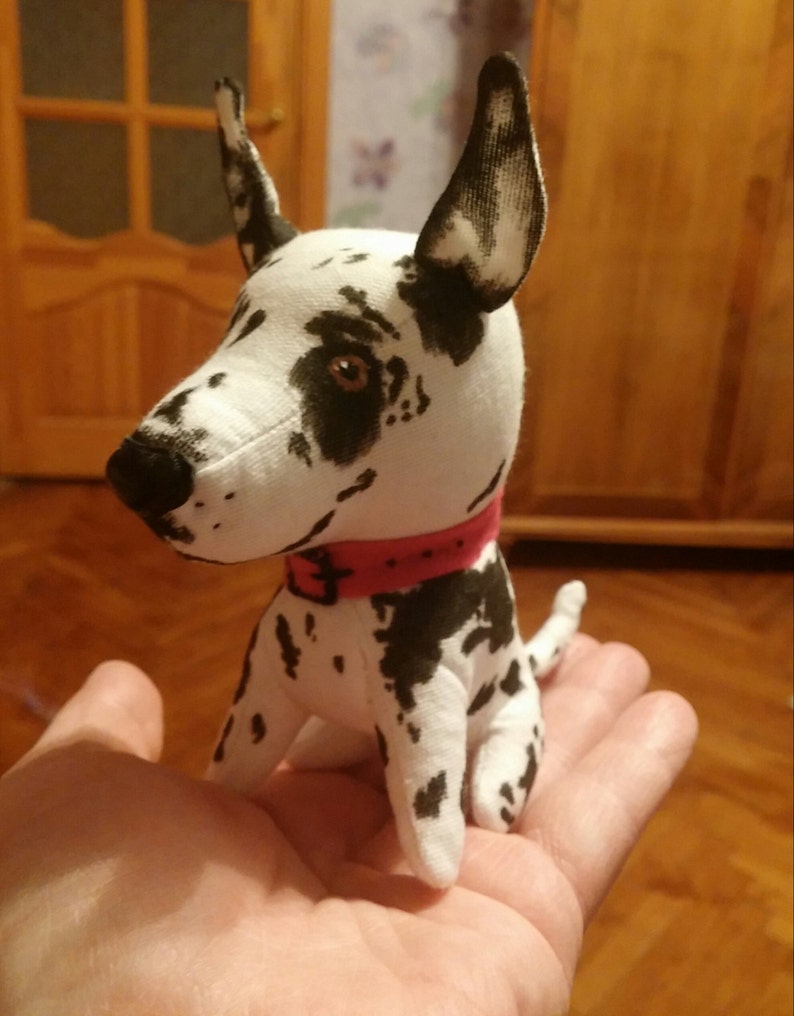 Stuffed Great Dane Harlequin 5 Inch Plush Dog Soft Dog Etsy UK