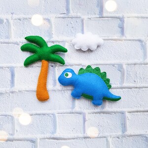 felt stegosaurus dinosaur Palma tree Cloud jurassic park toy baby ornament dinosaur stuffed plush dinosaur soft dinosaur dinosaur party