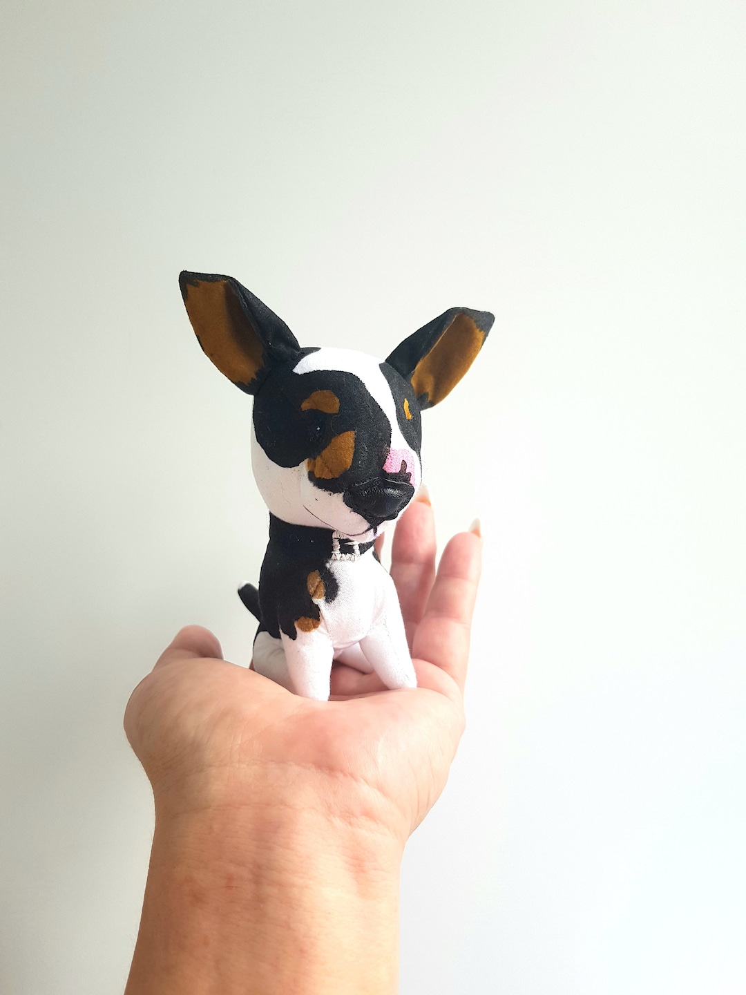 Plush Toy Pit Bull Stuffed Animal Doll American Staffordshire Terrier