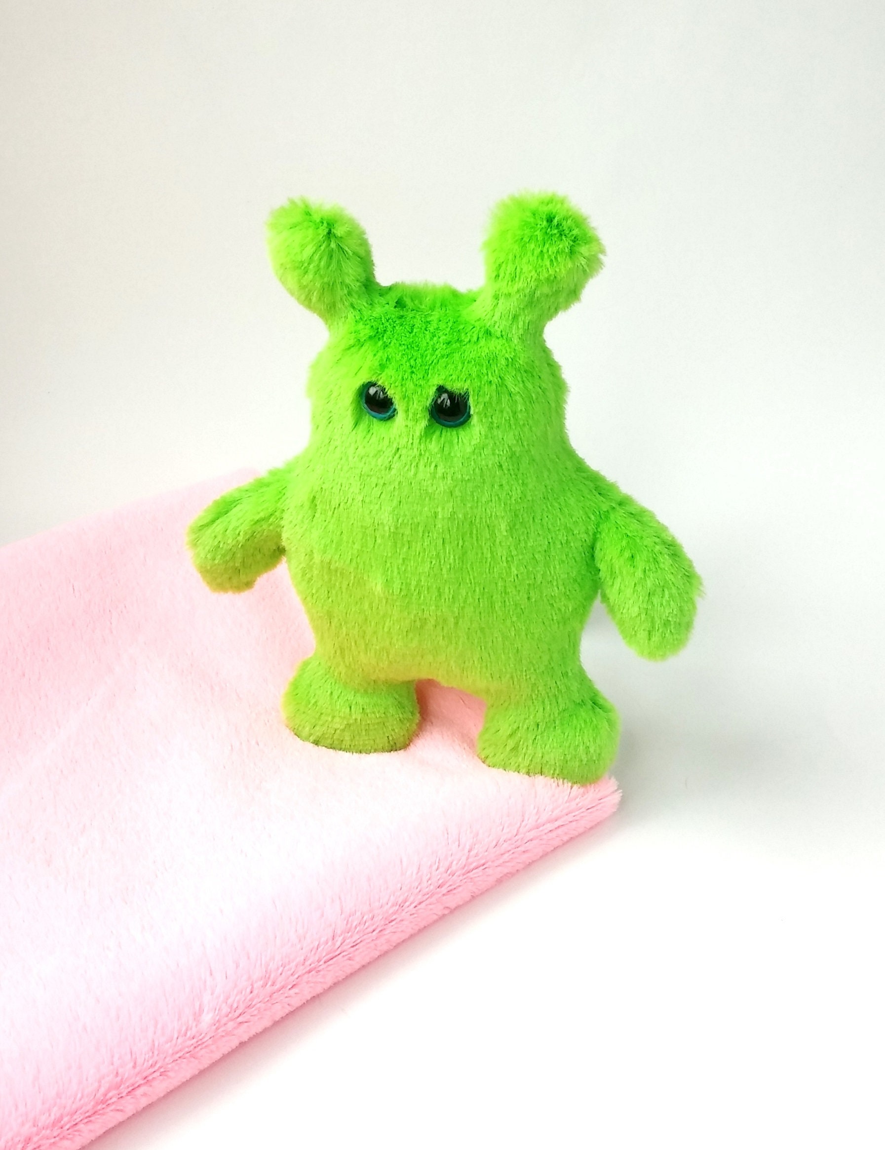 Plush Toy Cute Alien Stuffed Funny Monster Choice of Colors - Etsy