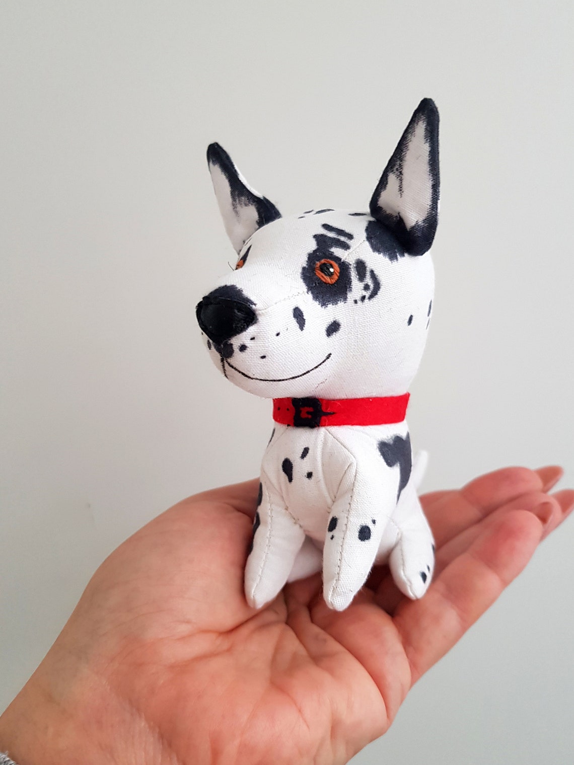 Stuffed Great Dane Harlequin 5 Inch Plush Dog Soft Dog Etsy
