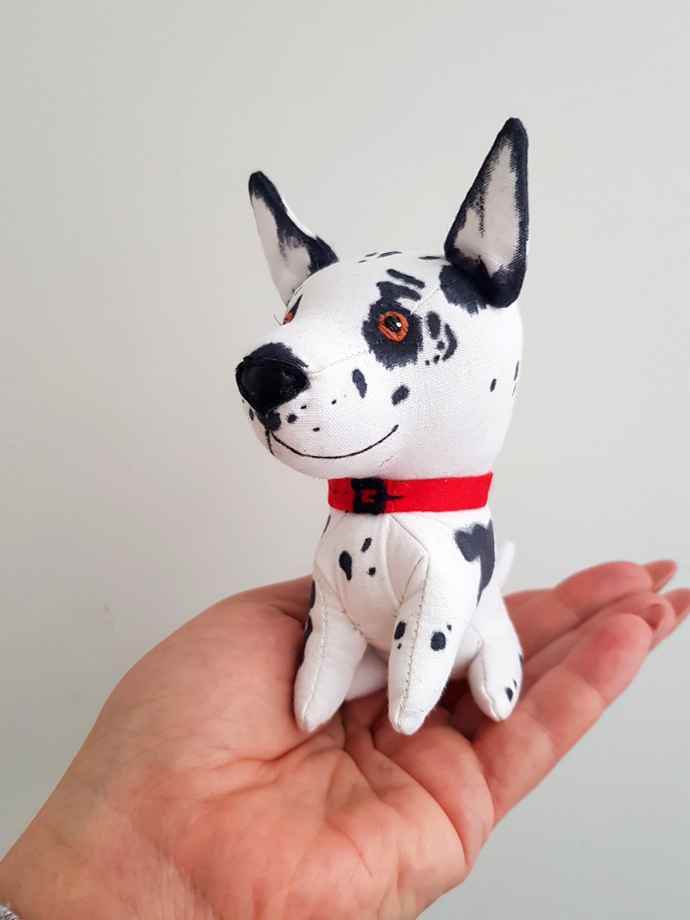 Stuffed Great Dane Harlequin 5 Inch Plush Dog Soft Dog Etsy New