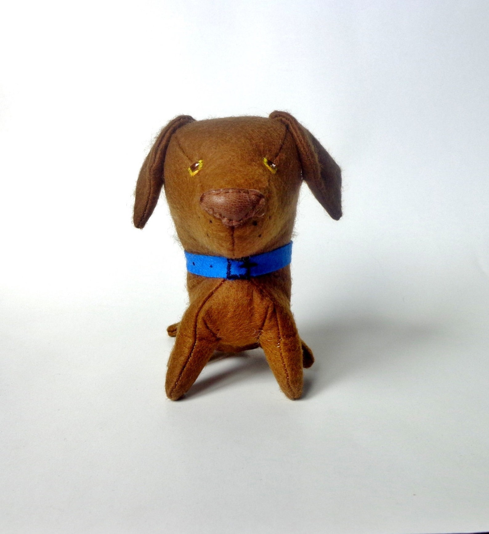 Felt Chocolate Labrador Retriever Felt Toy Dog Plush Dog Lab Etsy