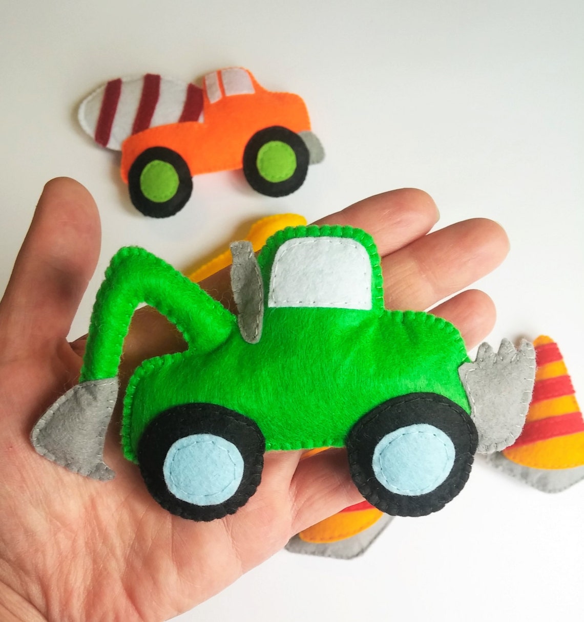 Baby Boy Nursery Toy Carstuffed Carfelt Carboy Kids Car Etsy