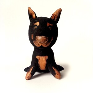 doberman soft toy