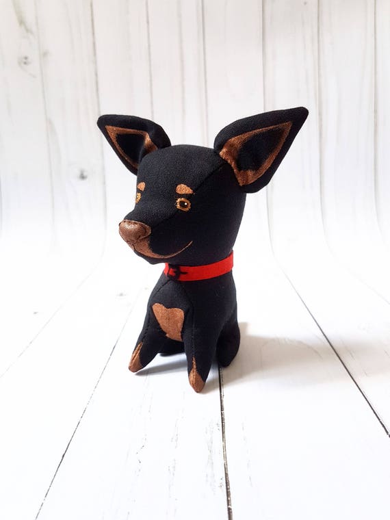 Black Chihuahua Dog Soft Toy Dog Stuffed Animal Baby Toy Dog Dog