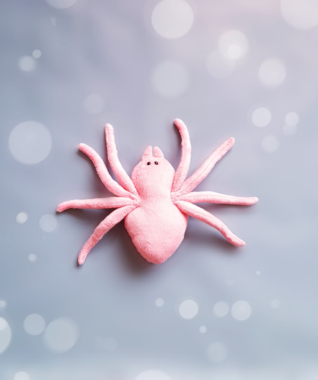Pink Plush Spider Tarantula, Cute Soft Spider, Stuffed Spider Toy