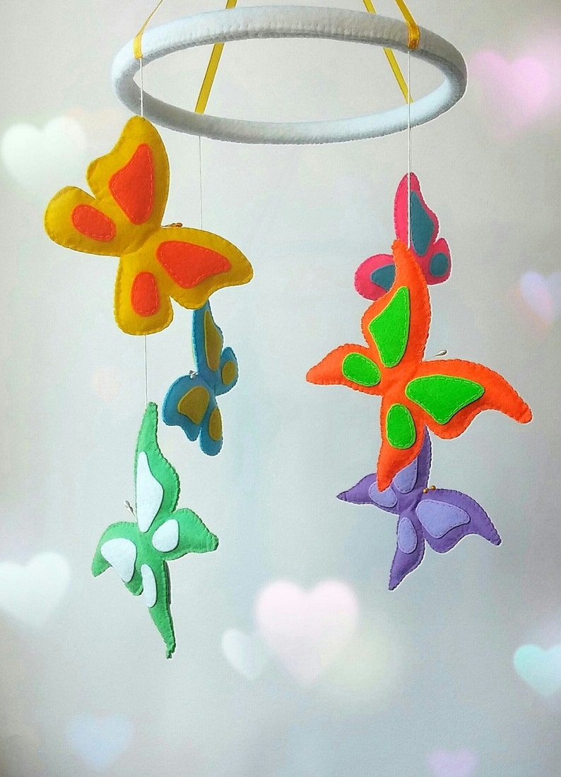Butterfly mobile baby mobile hanging mobile crib mobile Etsy