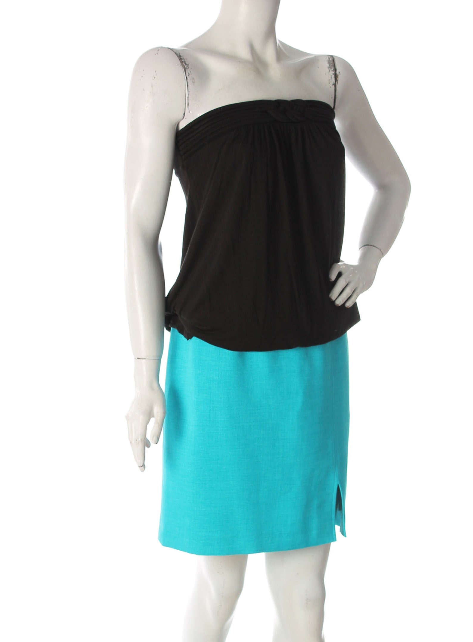 mini turquoise skirt