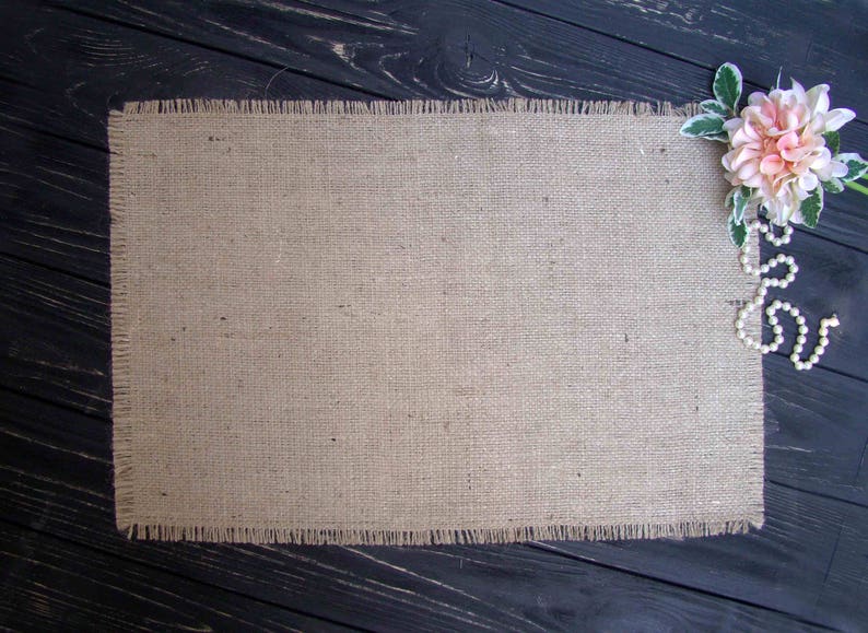 Rustic Table Placemats Farmhouse Table Setting Etsy