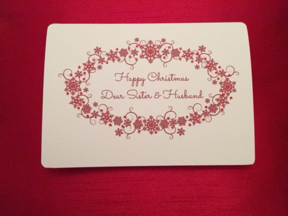 Personalised Christmas Card Personalized Christmas Card Etsy