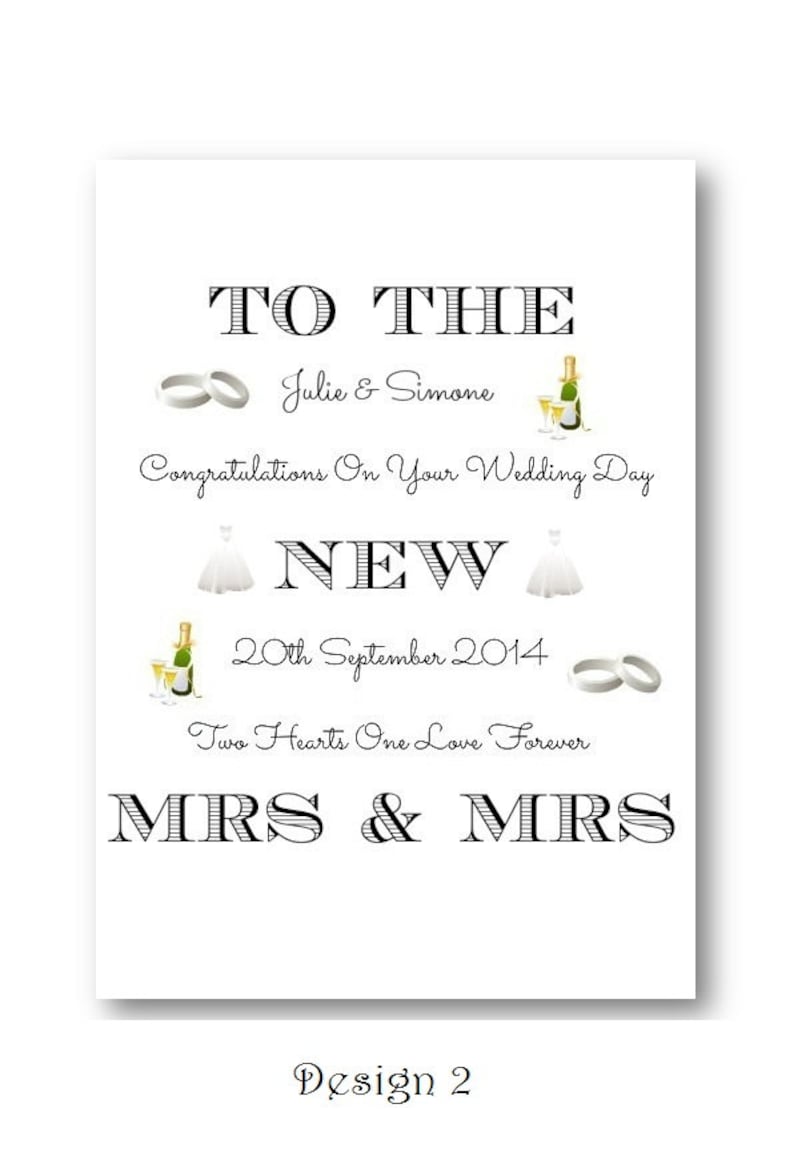 Personalised Gay Wedding Card Husband Special Couple | Etsy