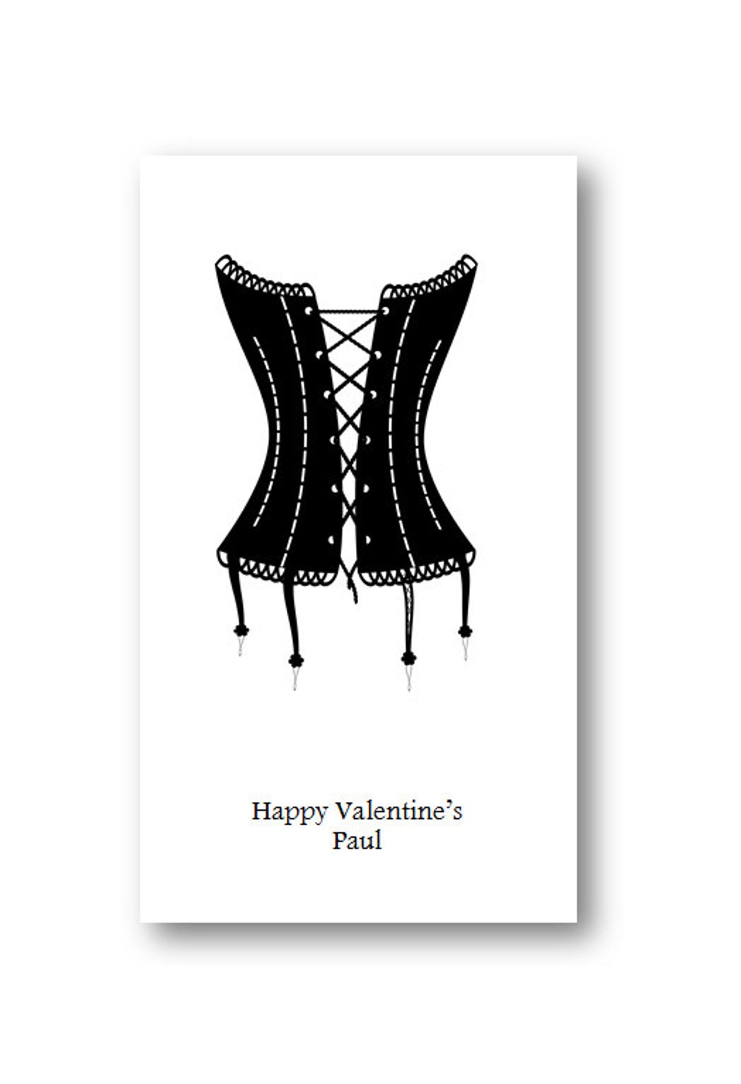Personalised Retro Sexy Lady Greeting Card Personalized Sexy Lady ...