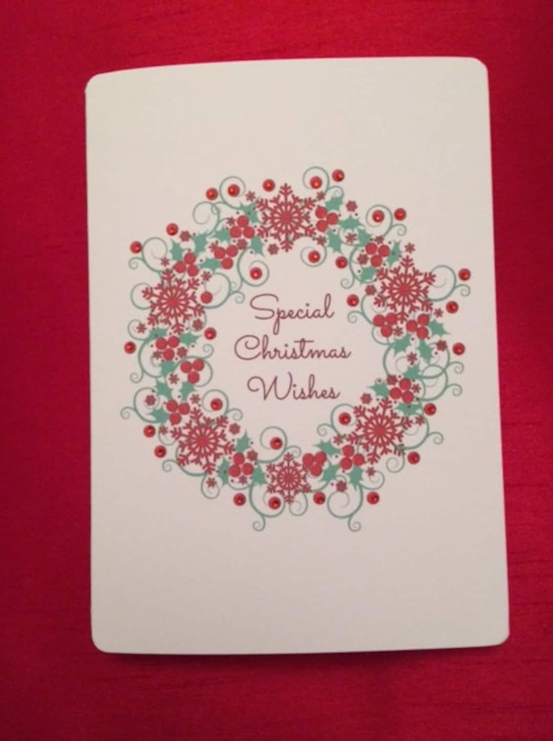 Personalised Christmas Card Personalized Christmas Card Etsy