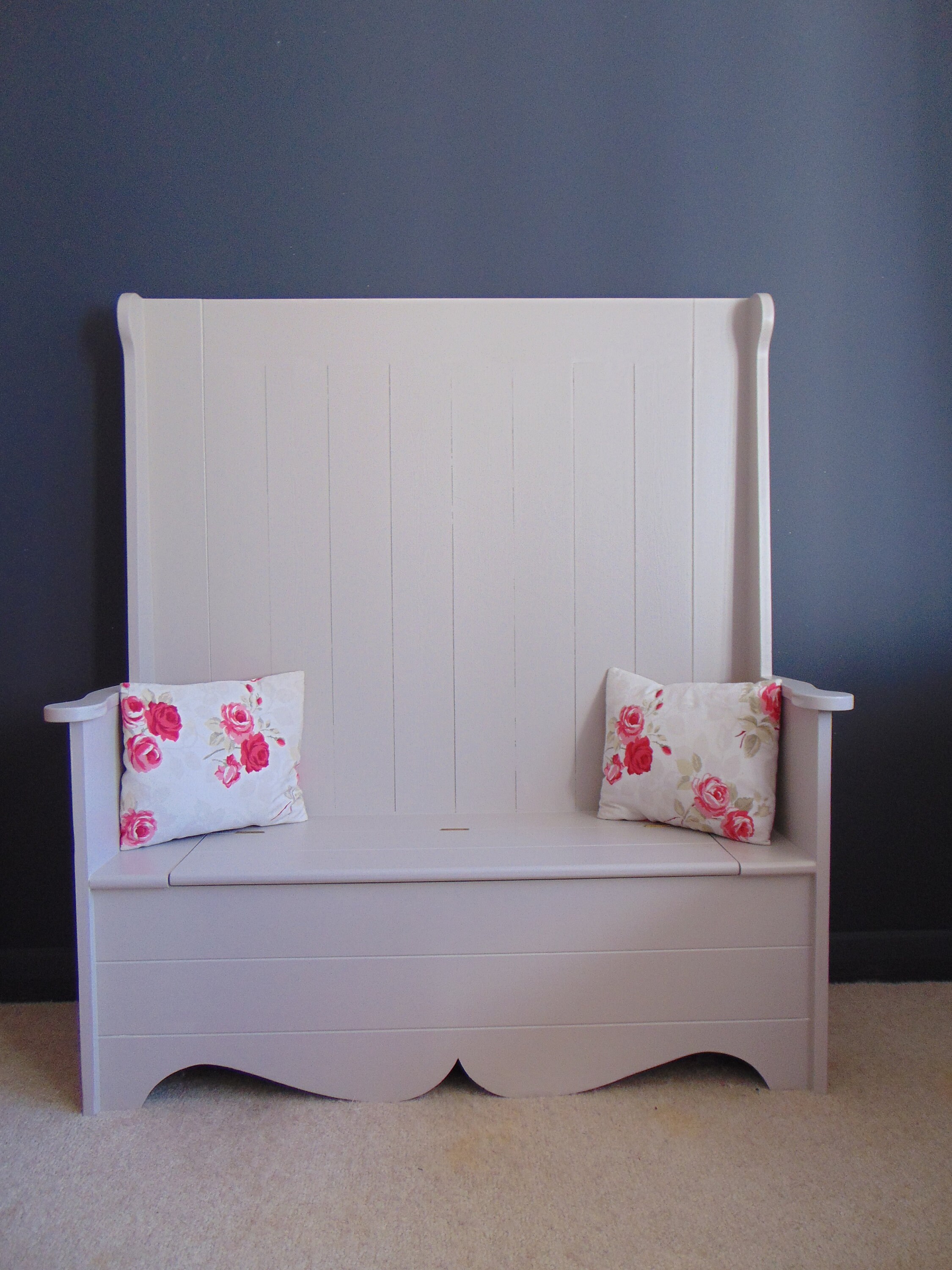 Sold Monks Bench Painted In Farrow Balls Elephants Breath
