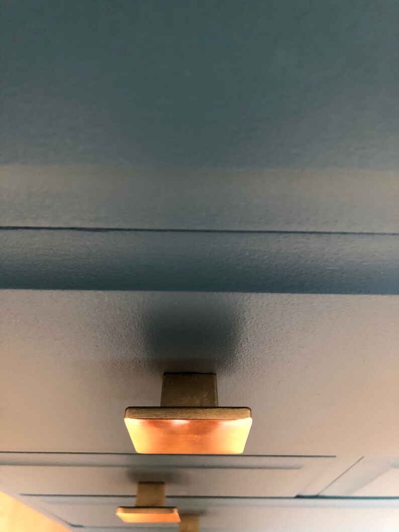 Stag Tallboy Chest of Drawers in Green Etsy UK