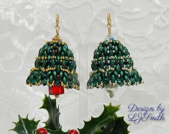 BEADED ORNAMENT TUTORIAL for SuperDuo & Crystal Christmas Tree Bell