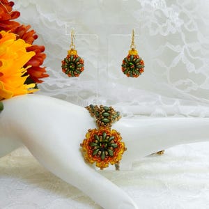NECKLACE SET TUTORIAL - SuperDuo Sparkle Necklace and Earrings Set