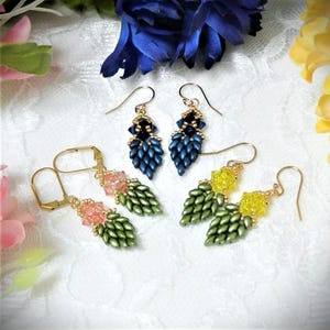 EARRING TUTORIAL - Be Fall ready - Beaded Crystal and MiniDuo Sparkle Earrings