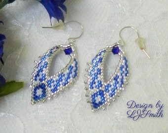 TUTORIEL BOUCLES D'OREILLES - Boucles d'oreilles feuille - "Zig Zag"