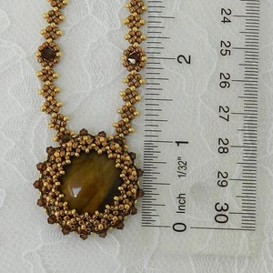 NECKLACE TUTORIAL Round, Oval, and Teardrop Cabochon Bezel Pendant Necklace image 7