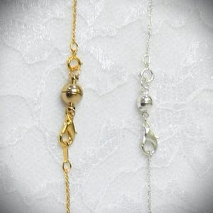 Magnetic Clasps: Gold & Silver Jewelry Closures (8mm)