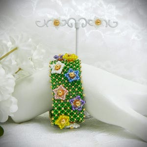 Kralen bloementuin of kerst armband en oorbellen pondo Stitch DIY TUTORIAL/DOWNLOAD