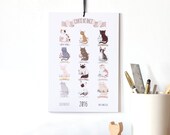 2016 calendar -  Cat Breeds