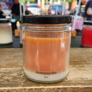 Honeysuckle - DanCandle 6oz Scented Soy Wax Container Candle - Handmade in Baltimore MD