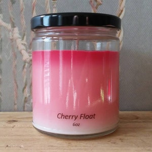 Cherry Float - DanCandle 6oz Scented Soy Wax Container Candle - Handmade in Baltimore MD