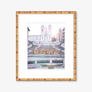 Roma Amore -- Spanish Steps -- Italy -- Travel Photography -- Home Decor