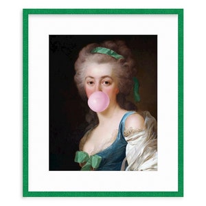 Fai scoppiare la tua bolla - Stampa artistica alterata - Ritratto vintage - Download digitale