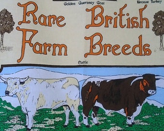 Seltene Britische Rassen Geschirrtuch