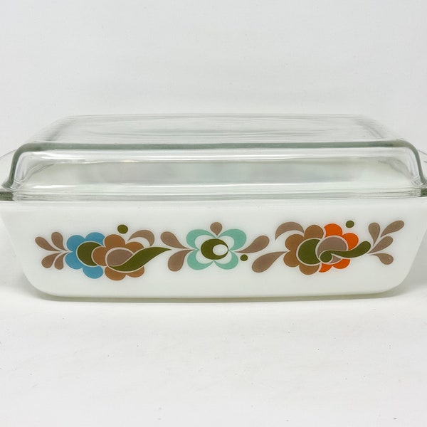 Rare JAJ Carnaby Tempo Spacesaver Vintage Pyrex Lidded Casserole Dish US 542