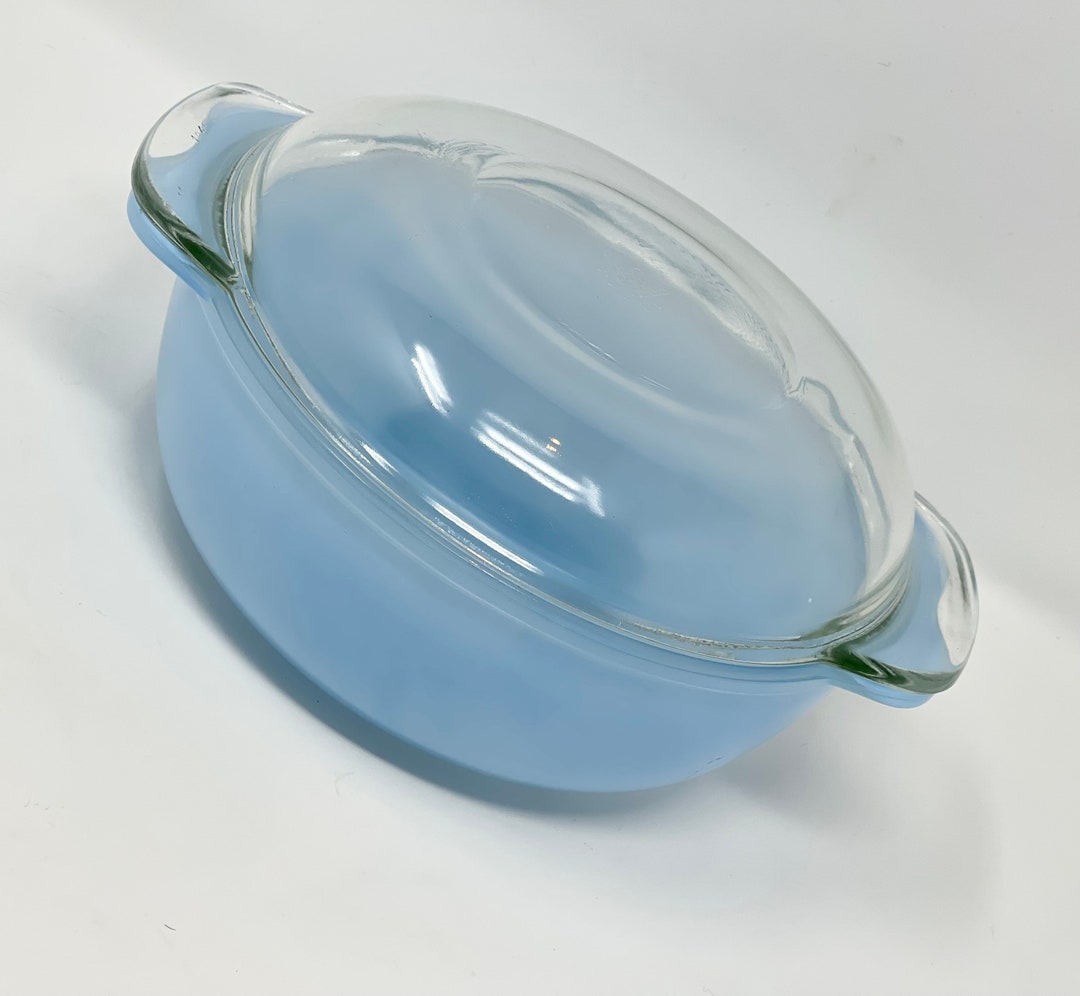 JAJ Pyrex Blue Colourware /sprayware Easy Grip Casserole Dish Etsy