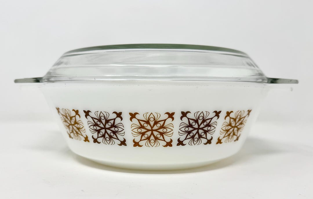 Rare JAJ Pyrex Brown Chelsea 513 Casserole Dish - Etsy