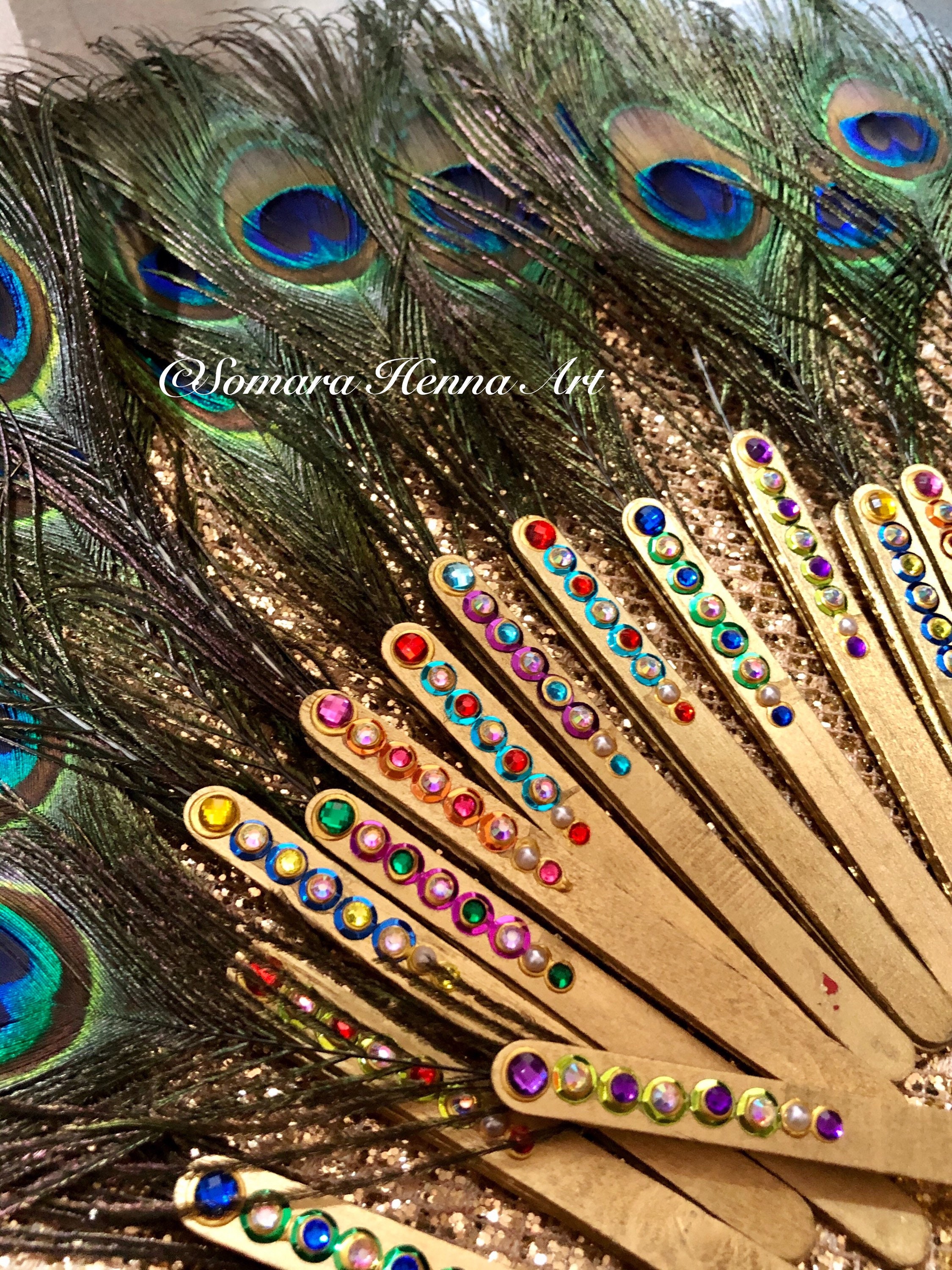 Peacock Feather Mehndi/haldi Applicators - Etsy Canada Peacock Feather Mehndi/haldi Applicators - Etsy Canada