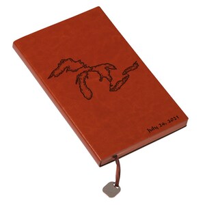 Personalisierte Seekarte Journal Gravur von Ihrem Logo oder Ihrer Skizze Bestes Geschenk für Ihre Frau, Ehemann, Tochter, Freunde, Mama, Papa