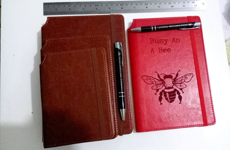 Customizable Phoenix Journal Laser Engraved Leather Bound Etsy